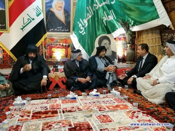 قسم شؤون عشائر ذي قار يحضر التجمع العشائري لمناقشة حصر السلاح بيد الدولة